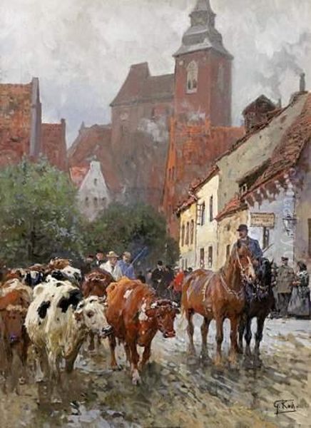 On The Way To The Cattle Market - view 1