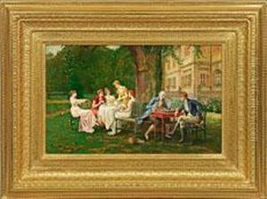 Unter Der Platane by Hermann Koch