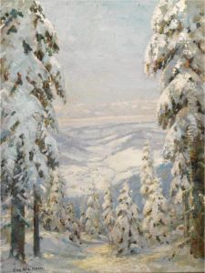 Winter Landscape by Otto Albert Koch
