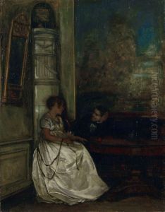 Abendliches Rendezvous. 1918 by Reinhold Koch-Zeuthen