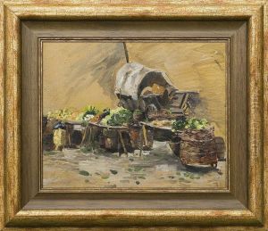 Market Stall by Roman Kochanowski