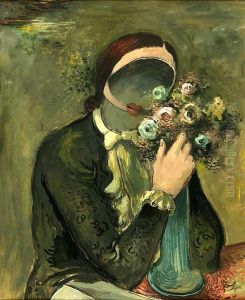 Frau Mit Maske by Mac Kock
