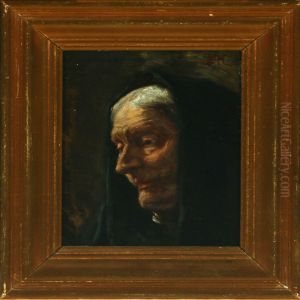 Portrait Of Awoman Seated Face-to-left