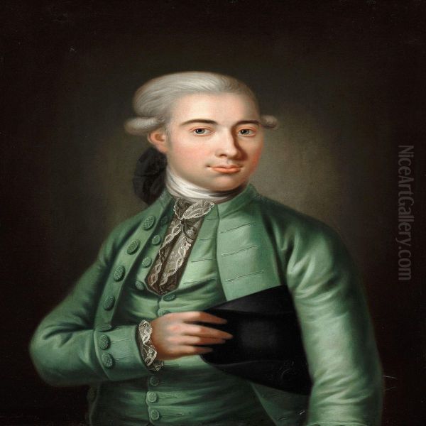 An Elegant Gentleman In A Green Jacket - view 1