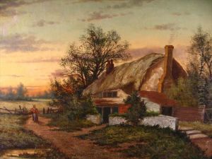 A Cottage Near Dover by Hendrik Barend Koekkoek