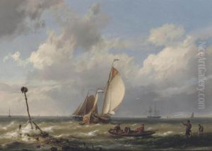 Shipping On A Choppy Estuary