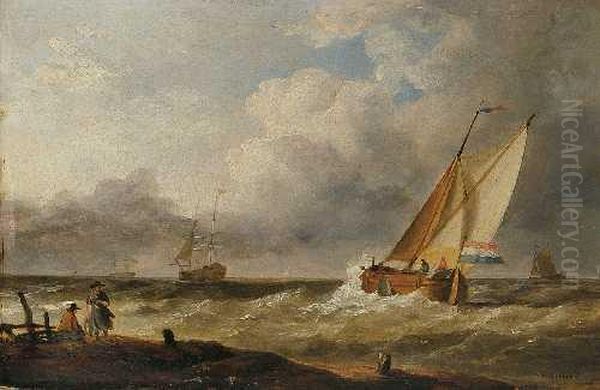 Segelschiffe An Derkuste - view 1
