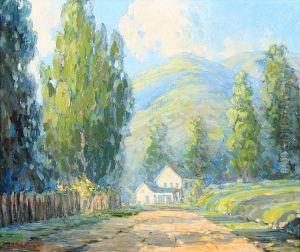 Landscape With A House by Walter Koeniger