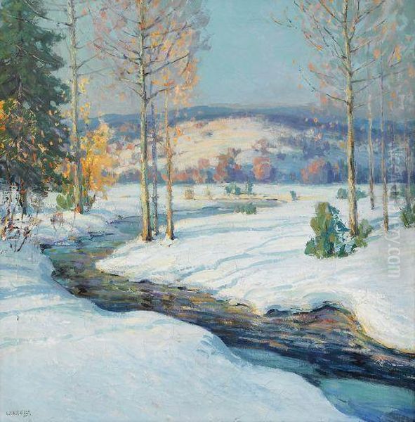 Stream In Winter - view 1