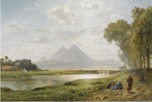 Die Pyramiden Von Gizeh (the Pyramids At Gizeh, Morning)