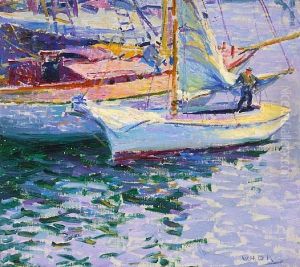 Boats At Rocky Neck, Gloucester, Massachusetts