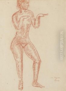 Femme Nue Debout by Moissey Kogan