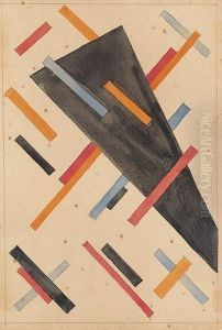 Suprematistische Komposition by Nina Osipovna Kogan