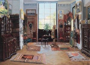 Blick In Ein Maleratleier by Jakob Koganowsky
