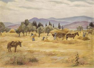 The Harvesters by Lykourgos Lic Kogevinas /