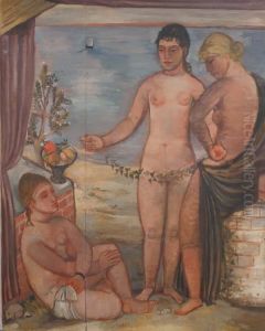 Three Ladies by Albert Stefan Kohler