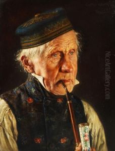 Pfeiferauchender Mann