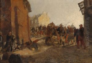 Szene Aus Dem Ersten Weltkrieg. by Hans Kohlschein