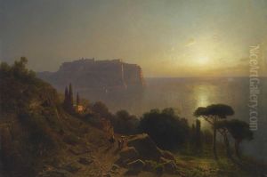 Kuste Bei Monte Carlo Im Morgenlicht