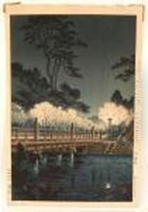 Benkei Bridge by Tsuchiya Koitsu