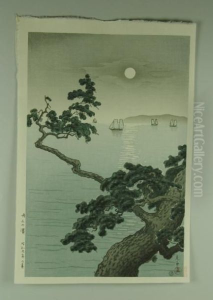 Vue De La Plage D'akashi - view 1
