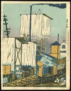 Dye Factory At Waseda by Koizumi Kishio