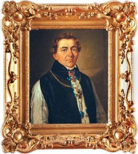 Retrato De Caballero (con Cruz De Orden). by Aleksander Kokular