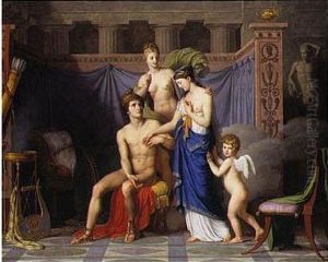 The Seduction Of Helen Of Troy by Heinrich Christoph Kolbe