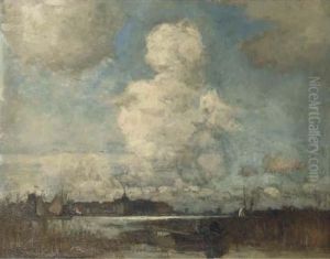 Vue De Dordrecht Sur La Meuse