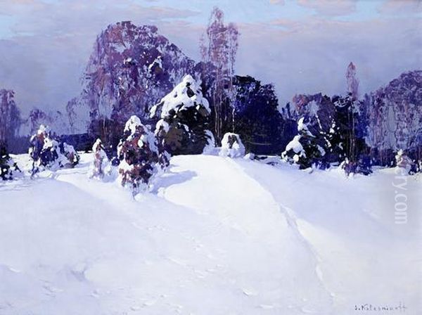 Snow Atop The Trees - view 1