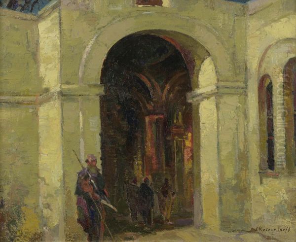 Entrance To A Church - view 1