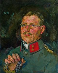 Oberleutnant Maler Ludwig Ferdinand Graf by Anton Kolig