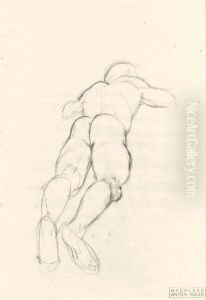 Liegender Mannlicher Akt by Anton Kolig