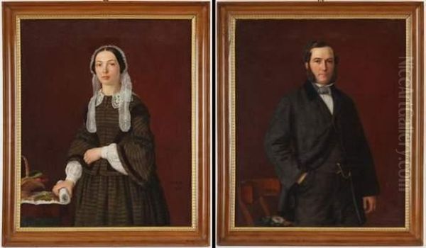 Portrait D'homme Et Portrait De Femme - view 1