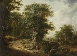 Waldlandschaften. by Johann Jakob Koller
