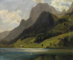 Landschaft Am Murgsee by Rudolf Koller