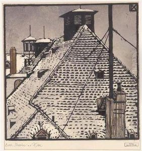 "dach Theater An Der Vienna" by Broncia Koller-Pinell