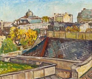 Blick Aus Dem Atelier Der Kunstlerin by Broncia Koller-Pinell