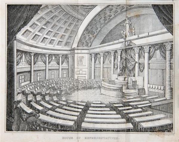 Public Buildings And Statuary Of The Government; The Architectural Ornaments Of The Capitol Of The U. States, At The City Of Washington. - view 1