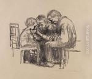 Besuch Im Kinderkrankenhaus by Kathe Kollwitz