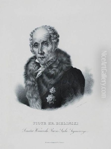 Hrabia Piotr Bielinski [1754-1829] Senatorwoiewoda Prezes Sadu Seymowego - view 1