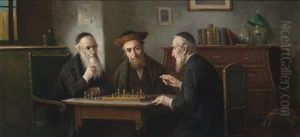 The Game Of Chess by Lajos Kolozsvary