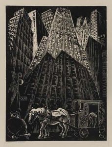 Two Wood Engravings. by Gan Kolski