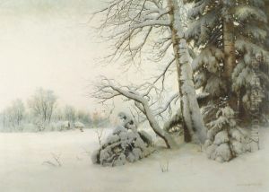 A Winter Morning by Gavril Kondratenko