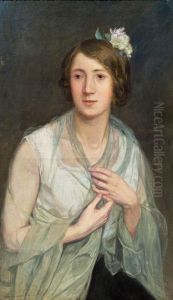 Bildnis Einer Eleganten Dame by Friedrich Konig