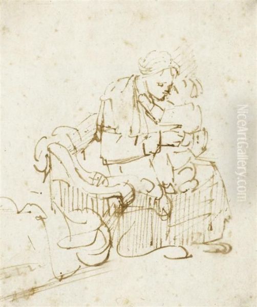 Young Woman Seated - view 1