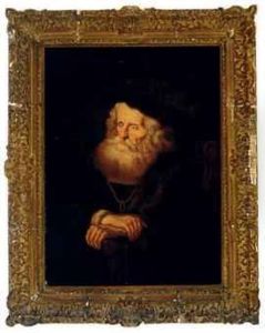 A Pensive Old Scholar by Salomon Koninck