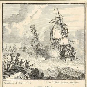 Het Uytloopen Derschepen, In Zee by Edzard Willem Koning
