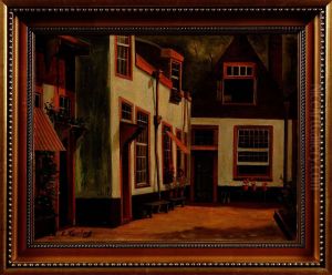 Stadsmotiv by Edzard Willem Koning