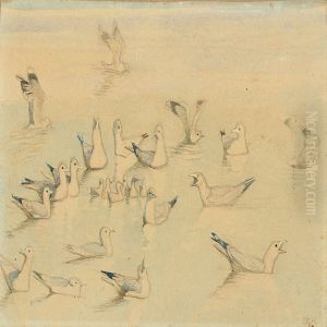 Gulls by Elise Konstantin-Hansen